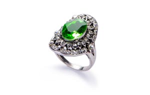 ring met smaragd 